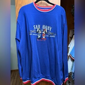 Disney Cruise Line Sail Away Crew Neck Sweater